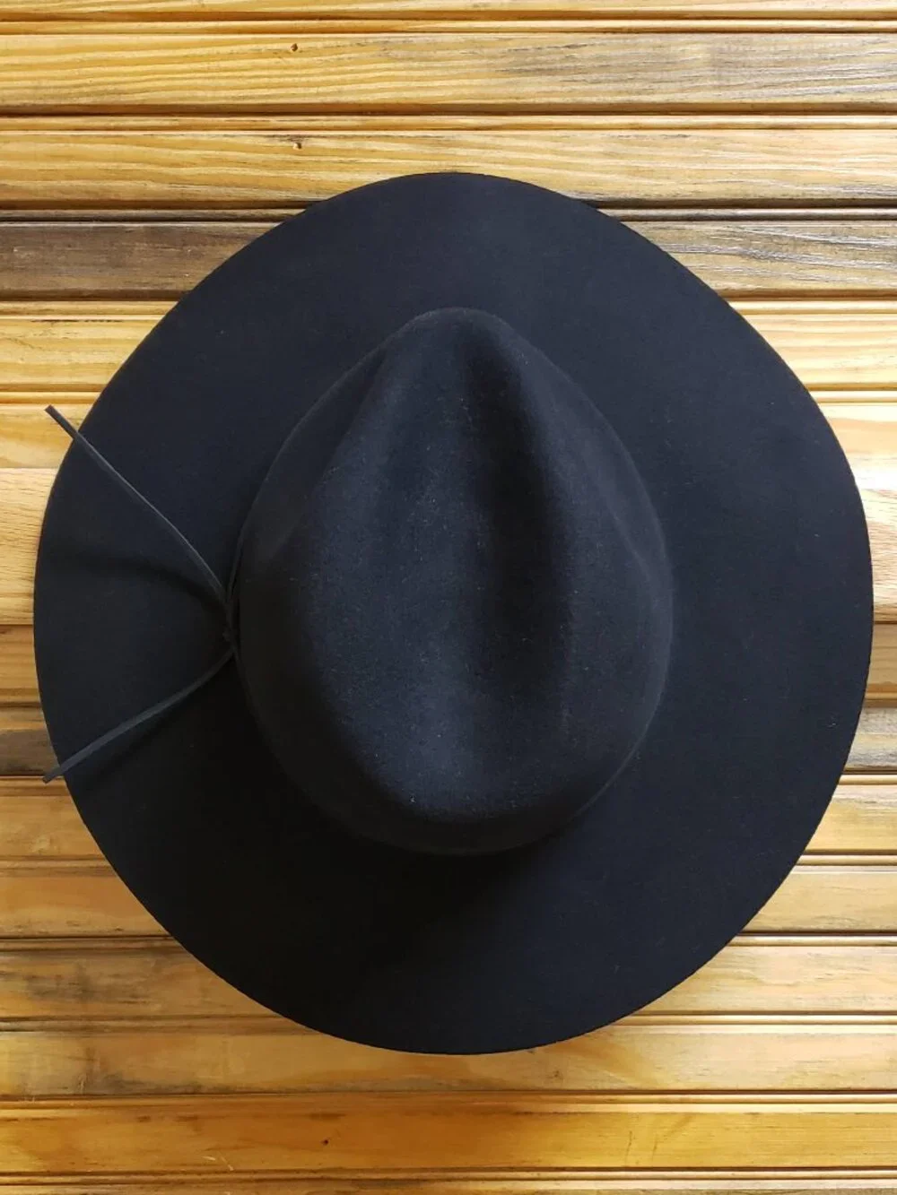 Phenix Black Wool Felt Wide Brim Fedora Hat - Nordstrom